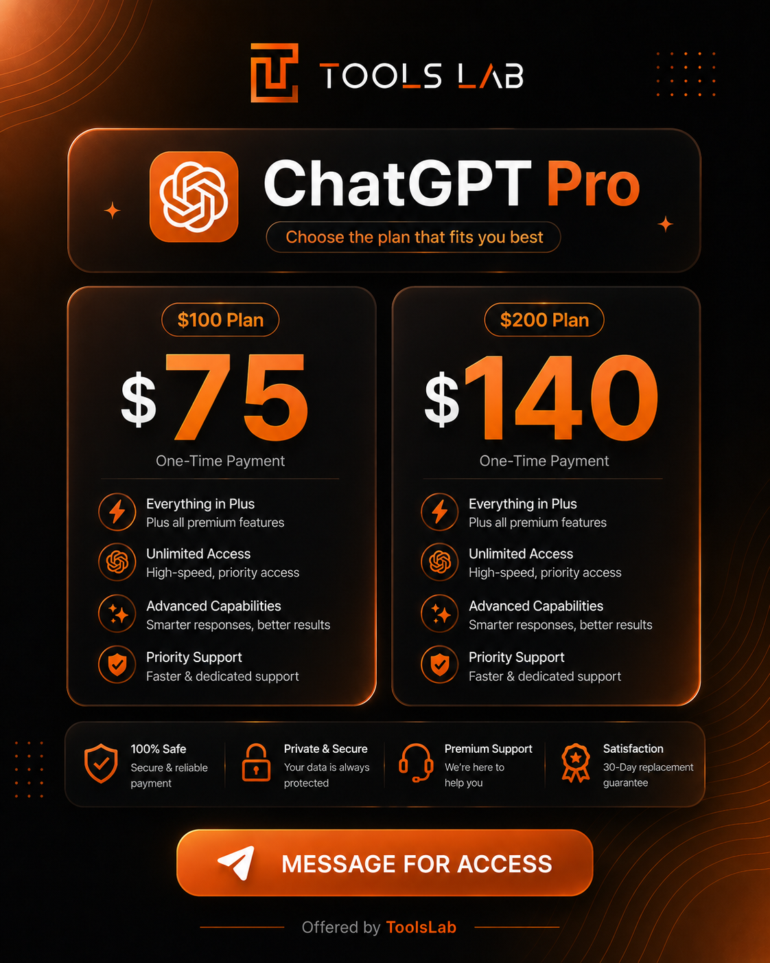 ChatGPT Pro — offer summary